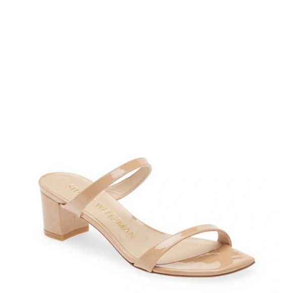 Stuart Weitzman Shoes - Stuart weitzman aleena 50 block heel double strap sandals size 9